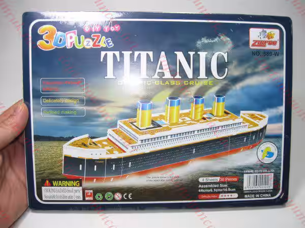 Toptan 3d puzzle Titanik