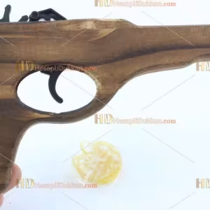 Toptan ahşap lastik fırlatan atan tabanca oyuncak hediyelik eşya