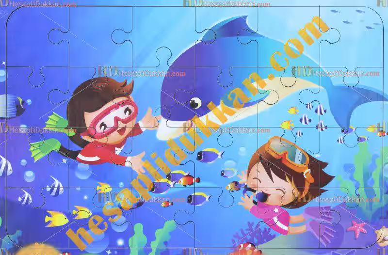 Toptan Ahşap puzzle dalgıç bebekler