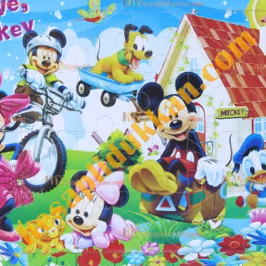 Toptan Ahşap puzzle miki ve arkadaşları