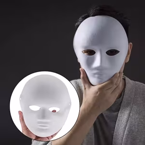 Toptan Beyaz Cosplay Maske