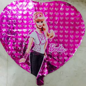 Toptan Büyük Barbi Kalp folyo balon