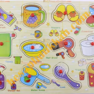 Toptan çivili ahşap puzzle TOY7082