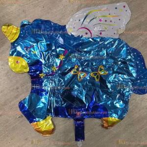 Toptan dev kanatlı at helyum folyo uçan balon
