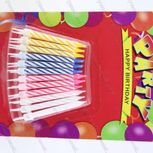 Toptan doğum günü pasta mumu 24 lü paket