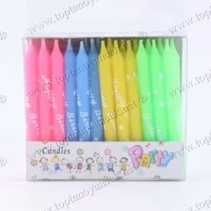 Toptan doğum günü pasta mumu 24 lü paket