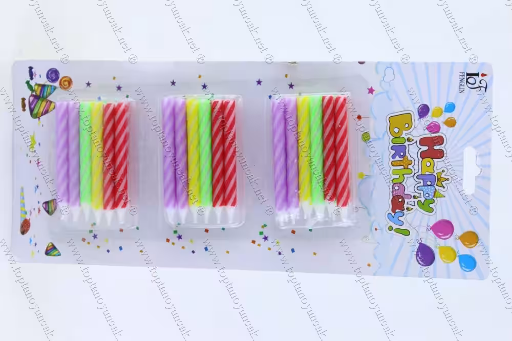 Toptan doğum günü pasta mumu 36 lı
