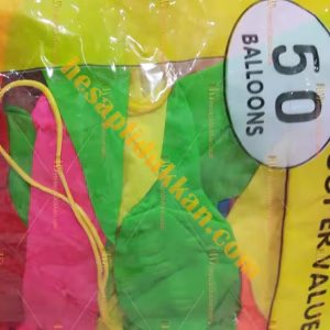 Toptan en ucuz ipli lastikli balon 50 li paket