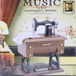 Toptan fiyat dikiş makinesi otantik müzik kutusu çekmeceli