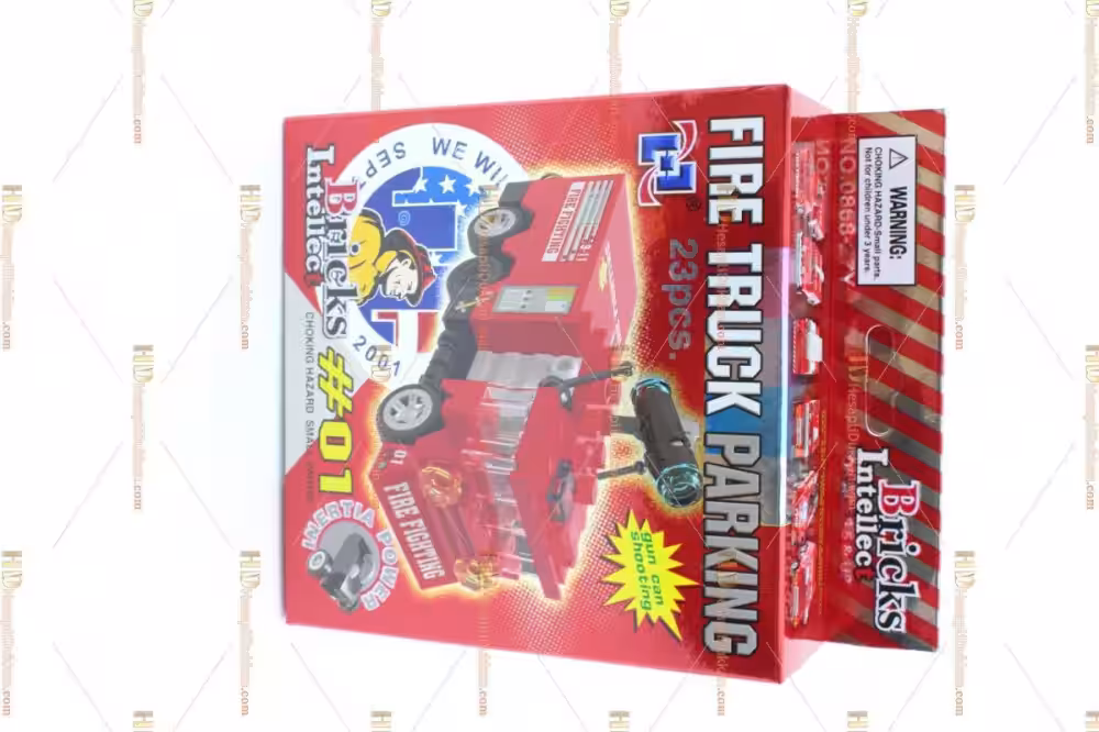 Toptan fiyat kutulu itfaiye arabası lego
