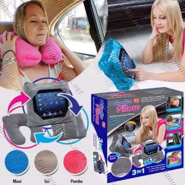 Toptan Gogo Pillow 3 İn 1 seyahat yastığı seti