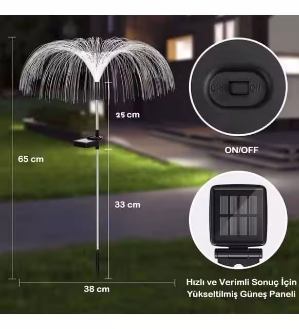 Toptan Güneş Enerjili Denizanası LED Seti