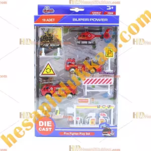 Toptan helikopter li itfaiye seti ucuz fiyat promosyon oyuncak