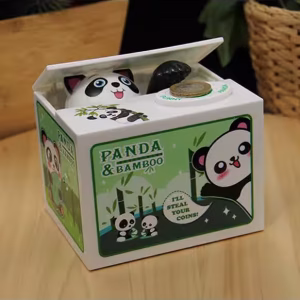 Toptan hırsız panda para yiyen kumbara