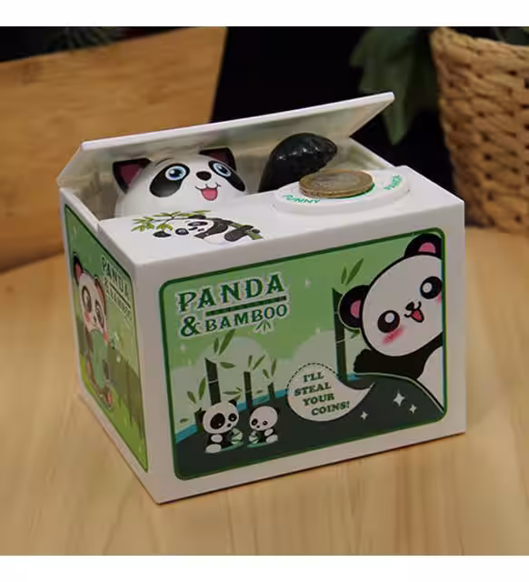 Toptan hırsız panda para yiyen kumbara