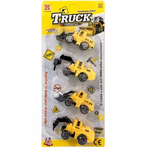 Toptan iş makinası set oyuncak kartela 4 lü