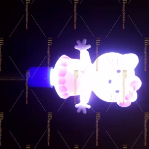Toptan ışıklı hello kitty çubuk