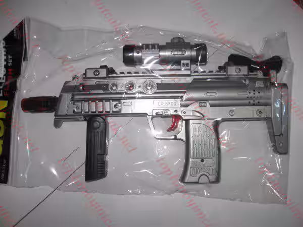 Toptan ışıklı pilli sesli tabanca TOY1200