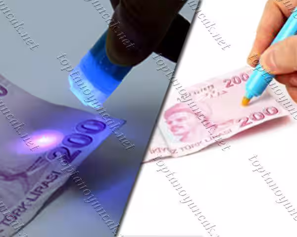 Toptan ışıklı Sahte Para Kontrol Kalemi