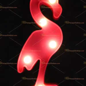 Toptan kaktüs led lamba orta flamingo