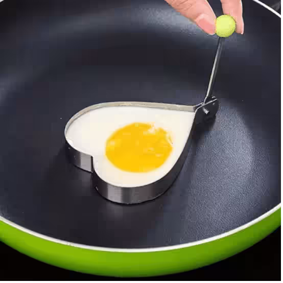 Toptan Kalp Şekilli Omlet Kalıpları