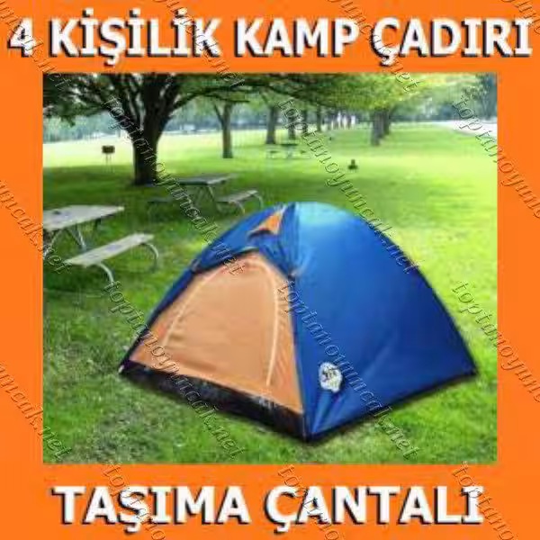 Toptan Kamp Çadırı Kolay Kurulumlu 4 kişilik