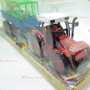 Toptan kasalı it bırak traktör oyuncak kırmızı