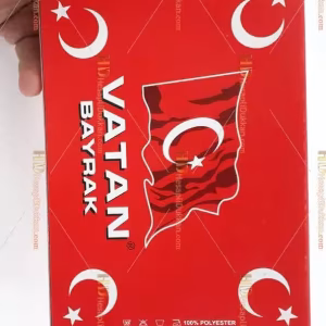 Toptan kumaş bayrak 60 x 90 kutulu Türk bayrağı