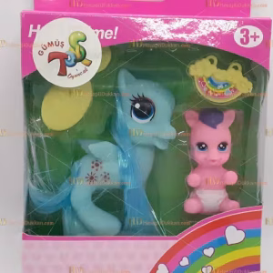 Toptan kutulu oyuncak pony at aksesuarlı