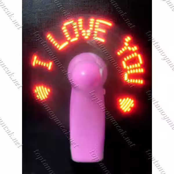 Toptan Led Fan Dönünce Yazısı Görünen Fan