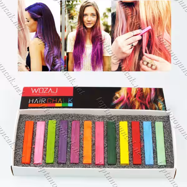 Toptan Magic Hair Saç Tebeşiri 12 Renk