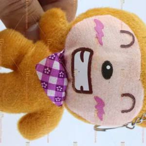 Toptan makine peluş anahtarlık emoji maymunlar