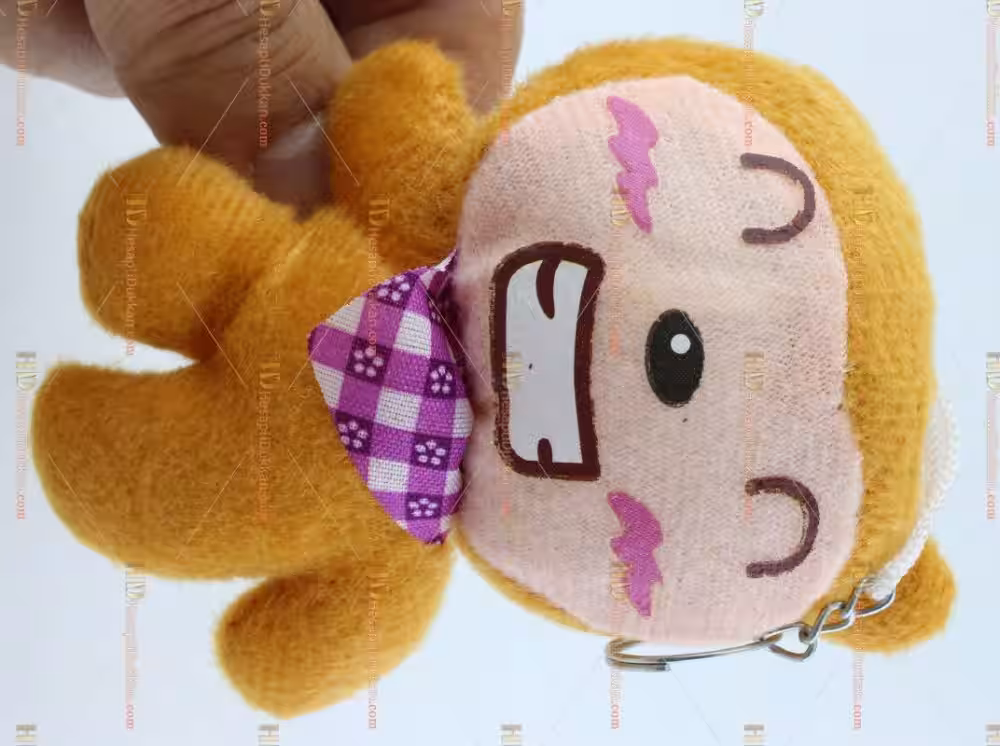 Toptan makine peluş anahtarlık emoji maymunlar
