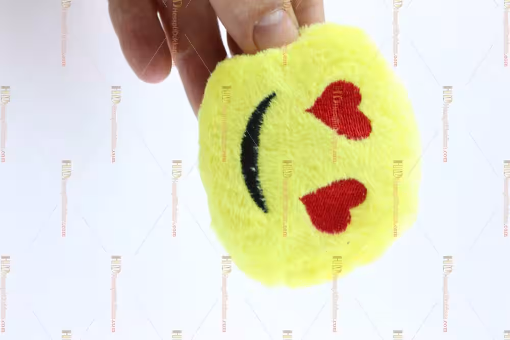 Toptan makine peluş anahtarlık emoji mini