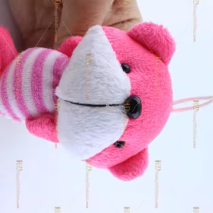 Toptan makine peluş anahtarlık pembe ayıcık