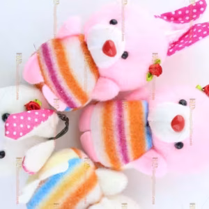 Toptan makine peluş anahtarlık tavşan