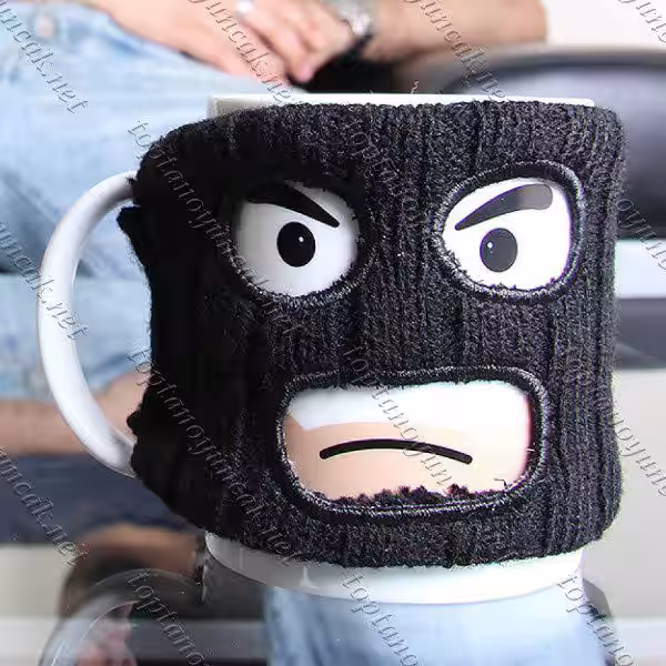 Toptan Maskeli Mugga Kupa Bardak
