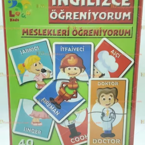 Toptan meslekleri öğreniyorum ingilizce kart seti