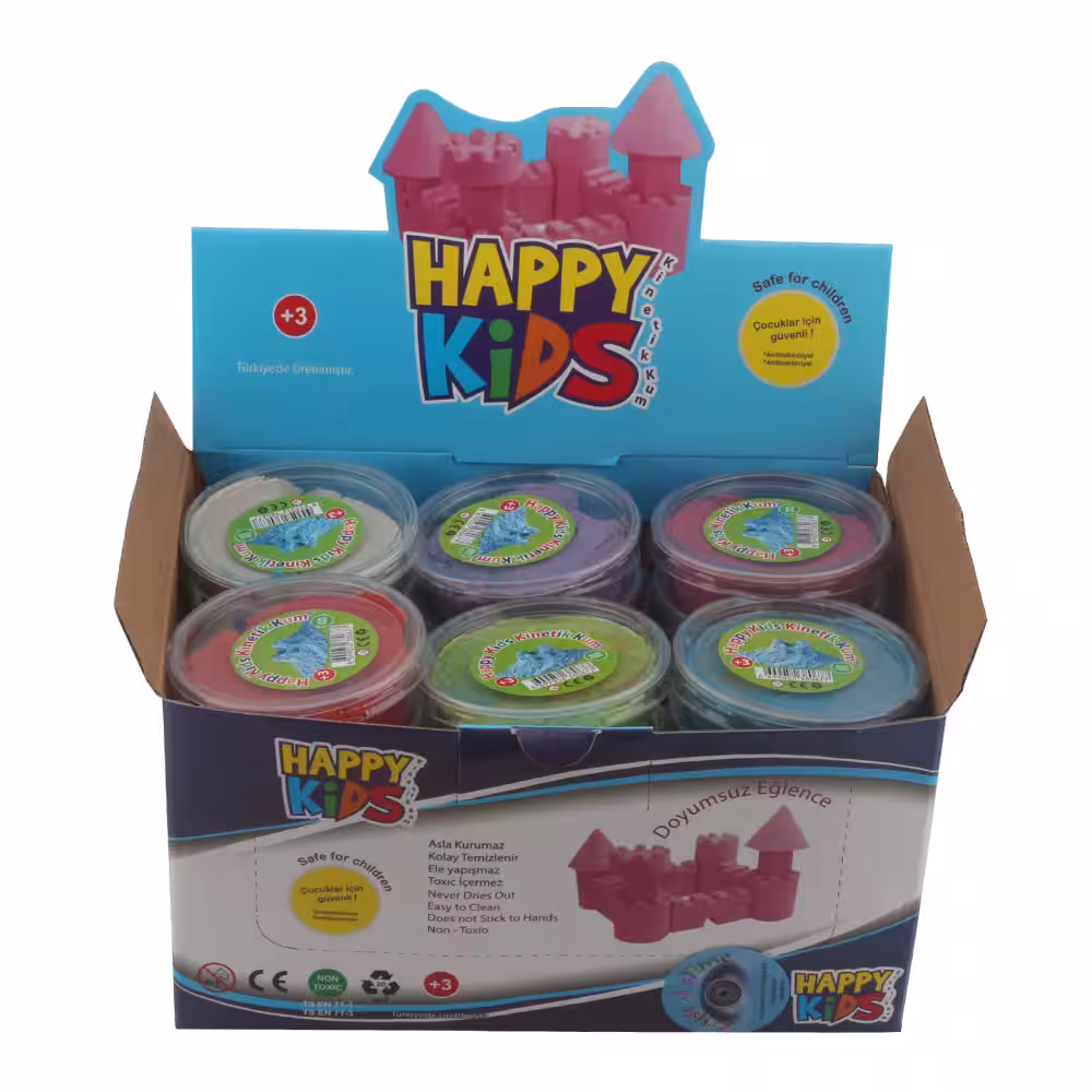 Toptan mini kinetik oyun kumu 50 gr