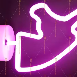 Toptan Neon lamba pembe unicorn
