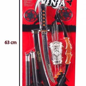Toptan ninja oyuncak seti oklu
