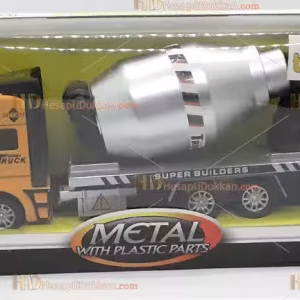 Toptan oyuncak beton kamyonu metal kutulu model araç