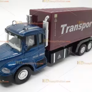 Toptan oyuncak çek bırak metal sesli transporter kamyon