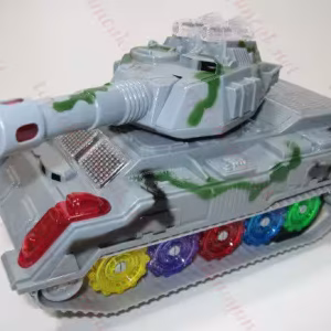 Toptan oyuncak havada dönen tank ışıklı
