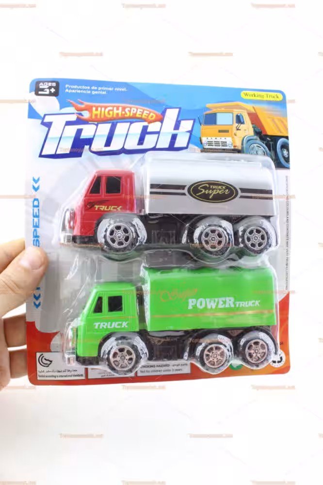 Toptan oyuncak kamyon ikili set