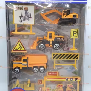 Toptan oyuncak kutulu iş makineleri seti