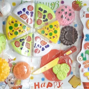 Toptan oyuncak pizza kesme seti cırt