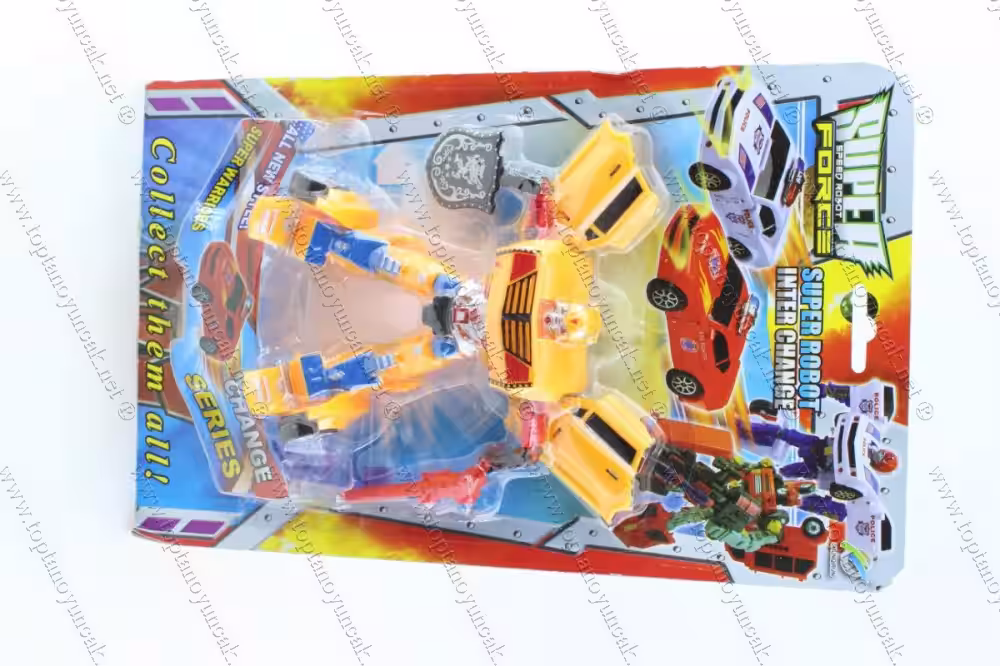 Toptan oyuncak robot olan araba tekli kartela ucuz fiyat