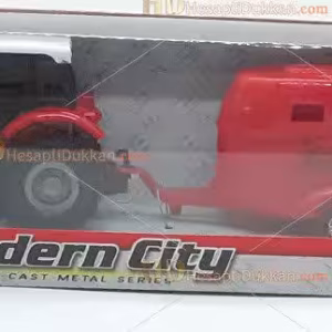 Toptan oyuncak transporter römork çek bırak metal traktör
