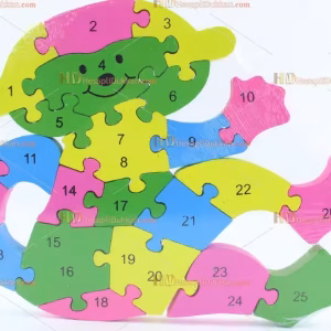 Toptan parçalı ahşap yapboz puzzle maymun